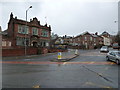 Looking over Glossop Road and Clarkson Street towards Northumberland Road