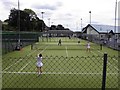 H4572 : Tennis Courts, Omagh Tennis Club by Kenneth  Allen