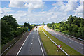 A lane closure on the M58