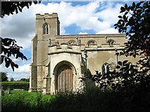 TL9847 : All Saints church in Chelsworth by Evelyn Simak