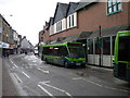 Bus outside Newlands Centre, Kettering