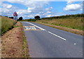 Slow down - bend ahead, Clytha Road near Raglan