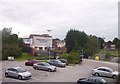 Car parks and industry at Thorp Road Newton Heath