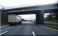 Westbound M62 under junction 19