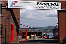 NS3274 : Ferguson's shipyard by Thomas Nugent