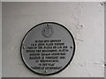 Plaque on No.15 Market Place, Faversham