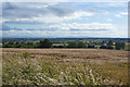 Farmland with a hint of Wirral and North Wales beyond