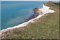 TV5795 : Cliff Edge near Beachy Head by Julian P Guffogg