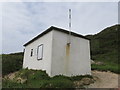 The concrete cable hut, Porthcurno 