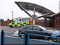 Ambulance on station at North Tyneside General Hospital