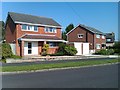 Detached houses in Frosthole Crescent