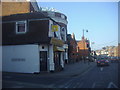 High Street Newmarket at the junction of Grosvenor Yard