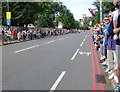 Waiting for the Olympic road race, Barnes Common