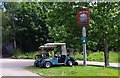 Golf buggies, Burlish Park Golf Club, Zortech Avenue, Kidderminster