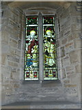 TL1097 : Church of St Remigius, Water Newton, Stained glass window by Alexander P Kapp