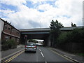 Worsley Road goes under the M602