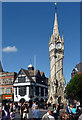 Clock Tower, Haymarket and former Eastgates Coffee House, High Street, Leiceste