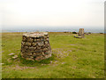 SD8416 : Cairn and Trig Pillar, Knowl Hill by David Dixon