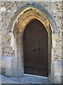 All Saints Church, Kings Langley - west door in tower