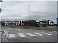 Lorry park at southbound Leicester Forest East Services