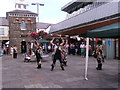 Carreg Las dancing in Court Yard