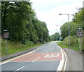 A40 heads NE away from Sennybridge