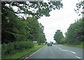 Road junction on A7 at Harker