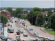 SK5837 : Traffic on Loughborough Road by John Sutton