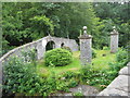 The entrance to the burial place of the Clan McNab at Killin