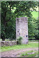 SE0185 : Braithwaite Lead Smelt Mill chimney by Roger Templeman