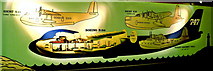 R2451 : Foynes - Main Street - Foynes Flying Boat Museum - Flying Boats vs Boeing 747 by Joseph Mischyshyn