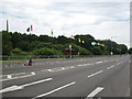 Olympic flags by Littleworth Common