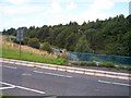 A583 slip road burrows under the A5085  at Lea