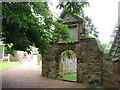 Entrance to the burial aisle of the Lindsays of Wormistone