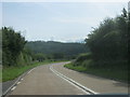 SO0029 : Sharp bend in the A40 approaching Brecon by peter robinson