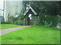 SO0530 : Lych Gate at St David's Church in Llanddew by peter robinson