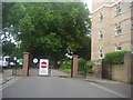 The entrance to Bryant Court, Acton