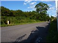 The Broad Oak milepost beside the A458