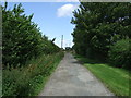 Track towards Ratby Burroughs