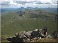 NN2626 : Nearing the summit of Ben Lui by Karl and Ali