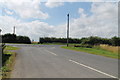 Road from Haugh Manor joins the A16