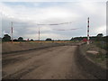 Roadway between sandpits, Finningley Quarry