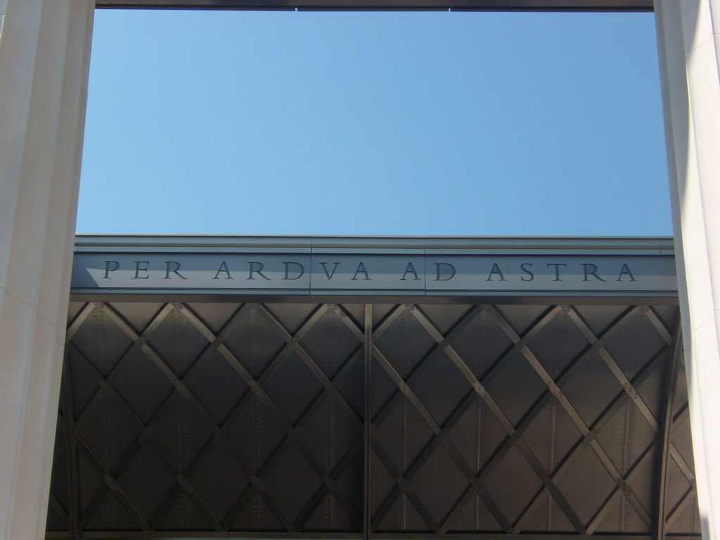 The RAF motto at the Bomber Command... © Johnny Essex :: Geograph ...