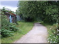 Riverside cycle track towards Derby