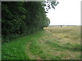 Bridleway skirting the grounds of Cottam House