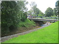 Bridge over the River Lugg giving access to Leominster Auction Mart