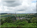 SO6217 : View over Ruardean from a bench above the village by Jeremy Bolwell