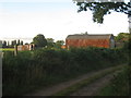 Corrugated iron barn at Holly Farm