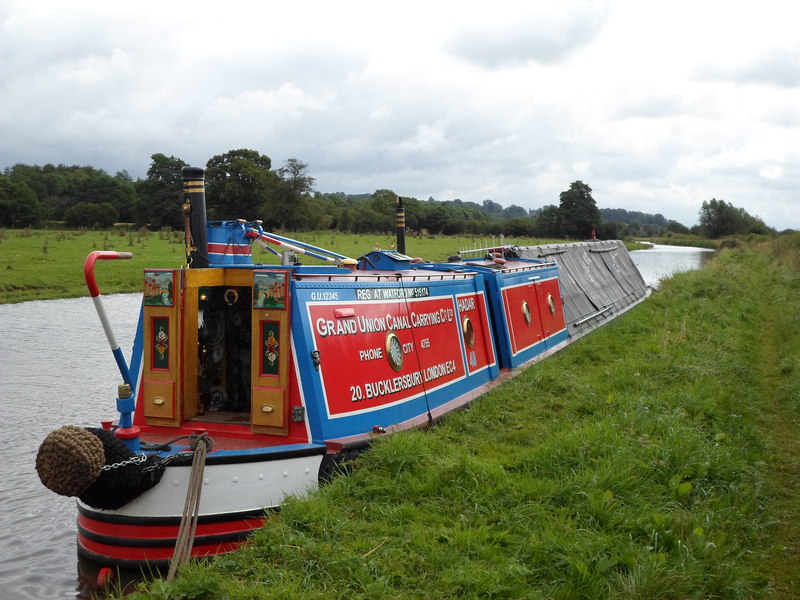 Working Narrow Boat Hadar moored near... © Keith Lodge :: Geograph ...