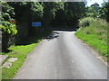 Entering Llanfihangel Nant Bran from the north west